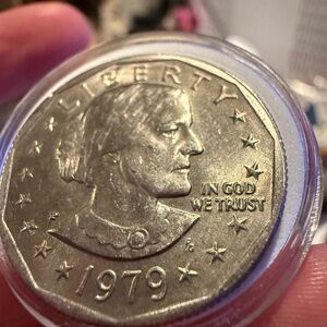 1979 Mint Error Susan B. Anthony Finned Rim